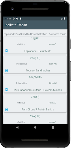 Kolkata Transit Screen 2