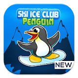 ski ice club Penguin jungle icon