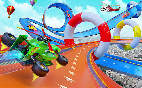 Flying Formula Car Race Game 1.7 APK screenshots 7