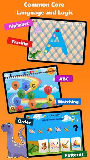 Screenshot of Dino Preschool Learning Games