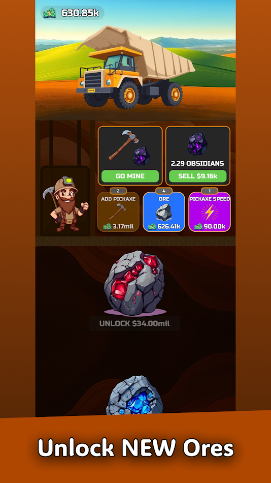 #2. Idle OreMaster (Android) 来自: Vocabkin Production