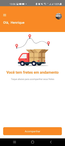 FreightApp - Usuário Screen 2