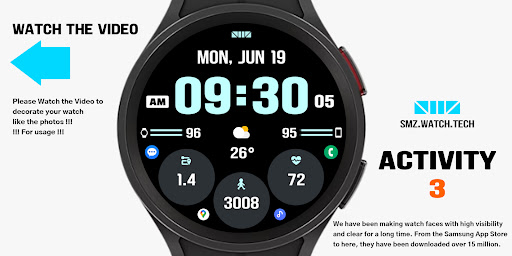 Android application SMZ 'ACTIVITY 3' screenshort