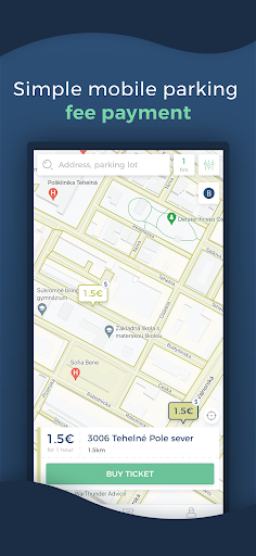 Android application ParkDots screenshort