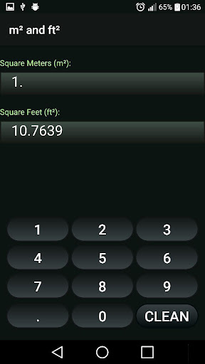 Square Meter and Square Foot m  ft Convertor