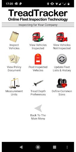 Android application TreadTracker screenshort