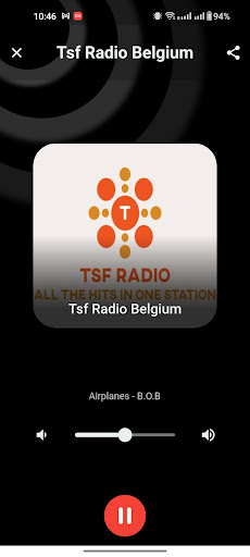 Android application Tsf Radio Belgium screenshort