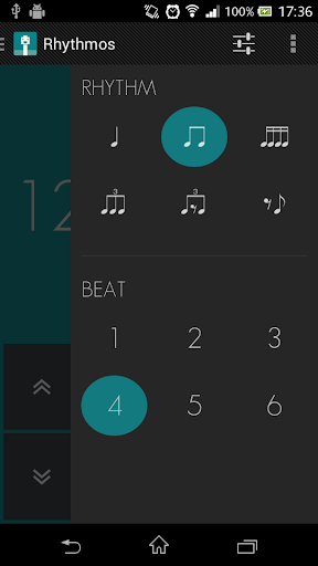 Rhythmos Metronome Screen 2