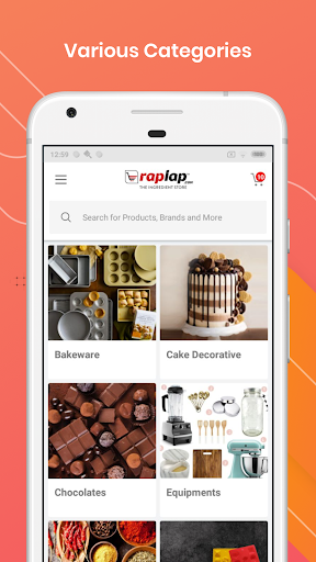 Android application Raplap - The Ingredient Store screenshort