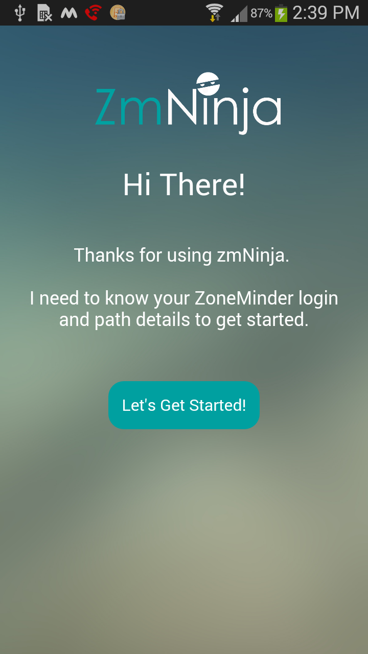 Android application zmNinja-pro screenshort