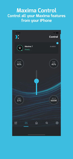 Maxima Control Screen 3