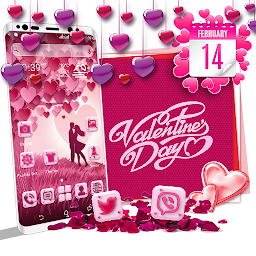 รูปไอคอน Heart Valentine Launcher Theme