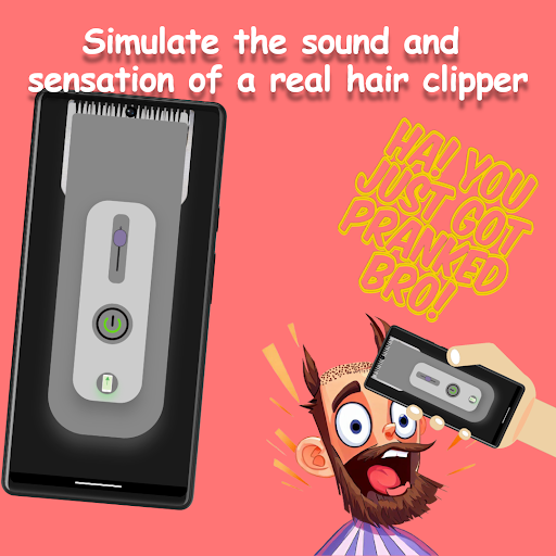 Android application Hair Clipper Razor Simulator screenshort
