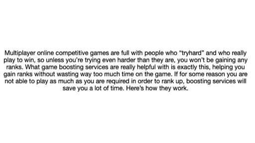 Online Game Boosting Guide Screenshot 1 - AppWisp.com
