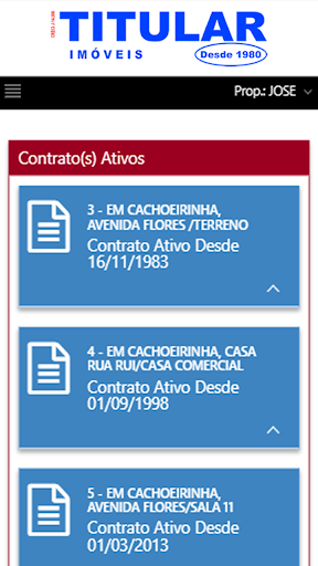 Android application Titular Imóveis screenshort