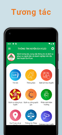 Android application Thông tin huyện Ea H'leo screenshort
