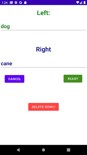 Android application Hidden Dictionary screenshort