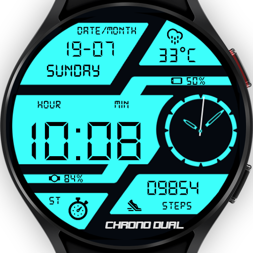 Chrono Dual Watch Face Scarica su Windows