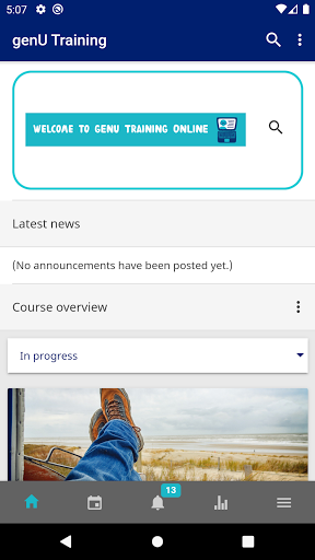 genU Training Online LMS Screen 3
