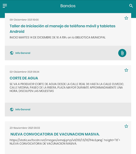 Valdestillas Informa Screen 2