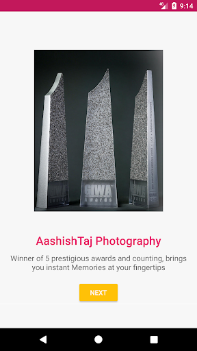 Android application AshishTaj Photography screenshort