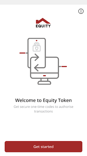 Android application Equity Token screenshort