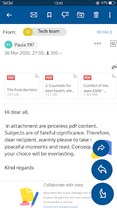 Hotmail用のメールアプリ、Outlook Officeのおすすめ画像5