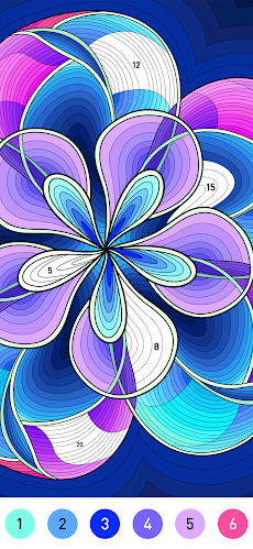 Mandala Pattern Coloring Gameのおすすめ画像2