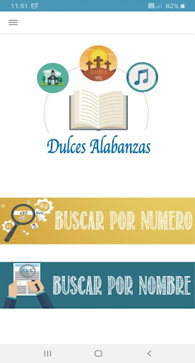 Android application Himnario Dulces Alabanzas screenshort