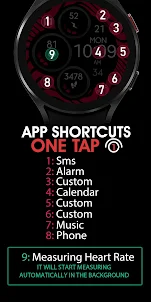 Digital Red Watch Face