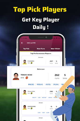 FantasyLineup : Fantasy Team Screen 3