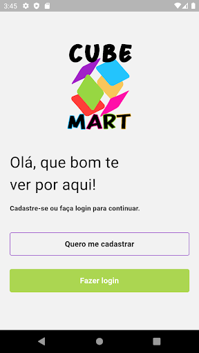 Android application Cube Mart screenshort