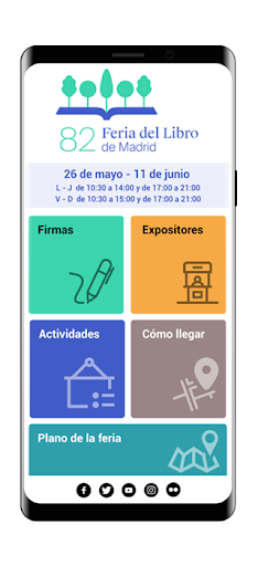 Android application Feria del Libro de Madrid screenshort