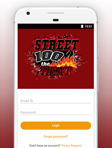 Android application Street100 The Heat screenshort