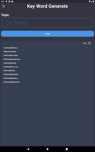 Screenshot of AI Verse