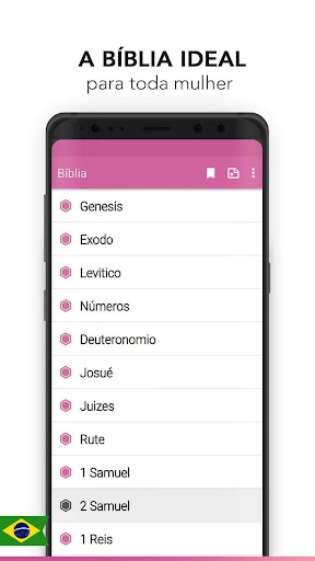 Android application Bíblia mulher de oração screenshort