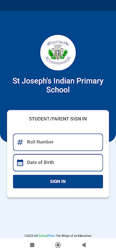 Android application SJIPS, BANGALORE screenshort