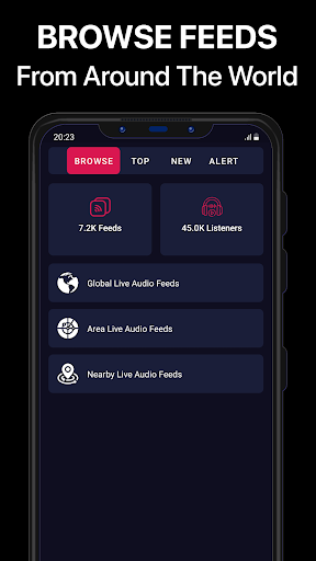 Android application Police Scanner - Live Scanner screenshort