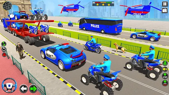 Police ATV Truck Car Transport