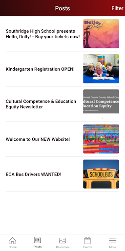 Southwest Dubois County School Screen 2