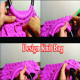 Design knit bag icon