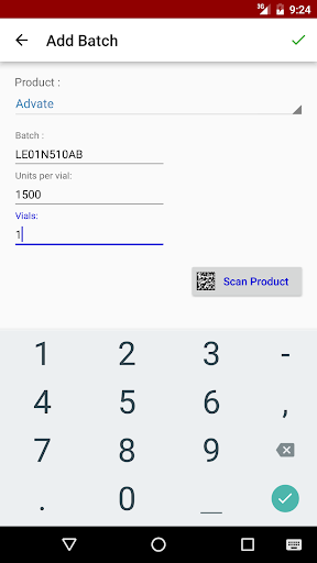 Haemtrack Screen 3