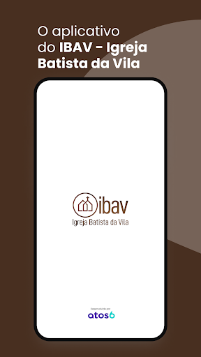 Android application IBAV - Igreja Batista da Vila screenshort