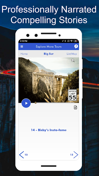 Imágen 6 Big Sur GPS Audio Driving Tour android