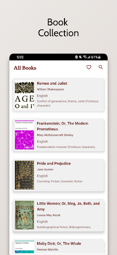 Android application eBookHaven - ebook library screenshort