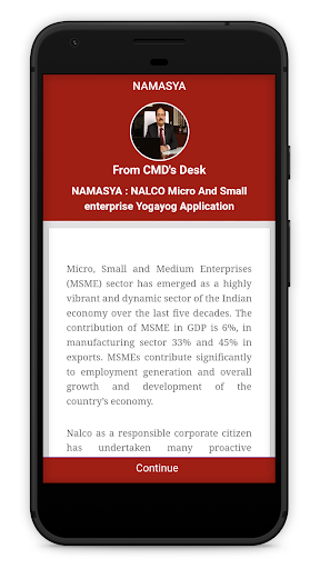 Android application NAMASYA screenshort