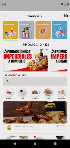 Pickbox Comida a domicilio Screen 3