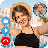 Fake Video Call : Girlfriend Fake Time Simulator icon