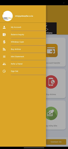 Android application Golden Pillar Sacco screenshort