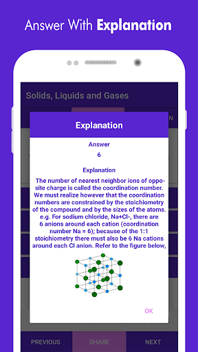 Chemistry MCQs with Answers an Screenshot 4 - AppWisp.com